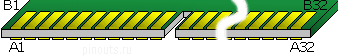 PCIe_4x_Lane_Connector_Pin_out